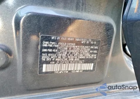 2016 Subaru Crosstrek Premium z USA, uszkodzony, nr VIN JF2GPABC9G8303847